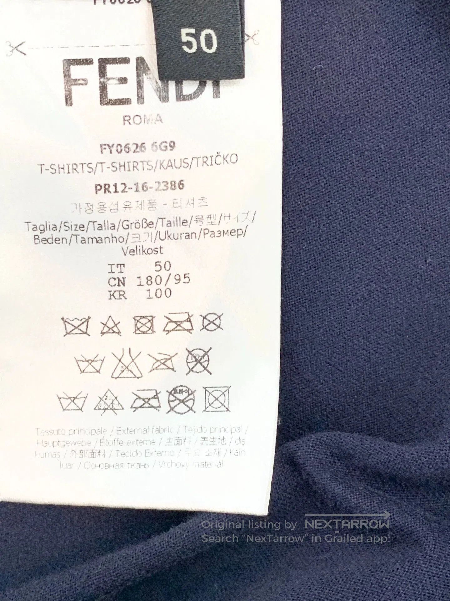 Fendi Fendi Monster Eye Patchwork Short Sleeve. Size US L / EU 52-54 / 3 - 3 Thumbnail