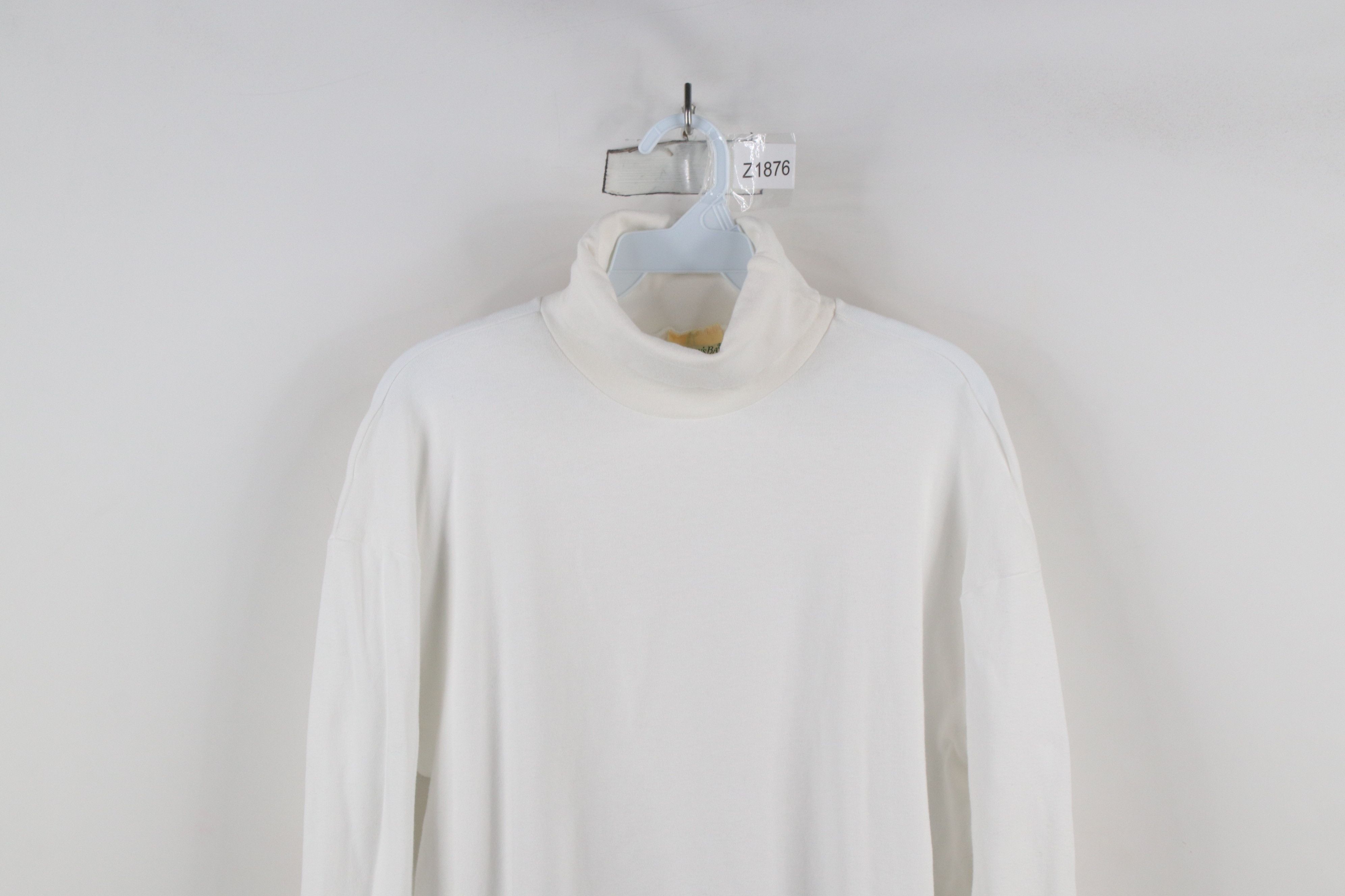 Vintage Vintage 90s Streetwear Long Sleeve Turtleneck T-Shirt USA Size US XL / EU 56 / 4 - 2 Thumbnail