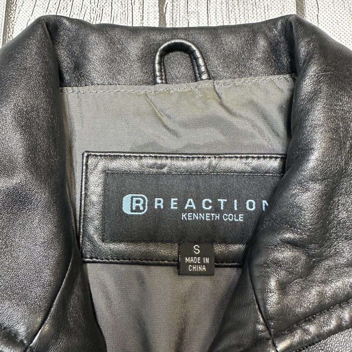 Kenneth Cole × Vintage Vintage Kenneth Cole Reaction leather jacket Size S / US 4 / IT 40 - 4 Thumbnail