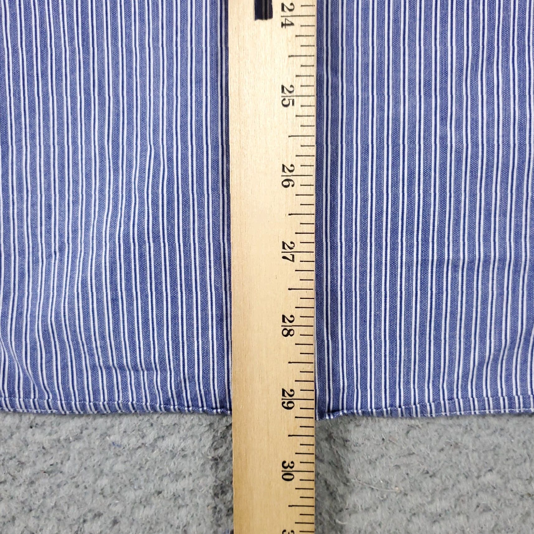 American Eagle Outfitters American Eagle Outfitters Shirt Mens Large Blue Striped Button-Up Long Sleeve Casual Classic Mens Size US L / EU 52-54 / 3 - 4 Thumbnail