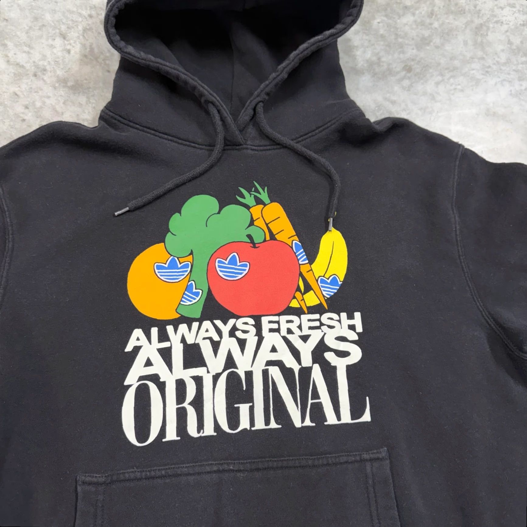 Adidas Adidas Originals Hoodie Sweatshirt Mens Large Black Graphic Print Logo Pullover Hooded Size US L / EU 52-54 / 3 - 3 Thumbnail