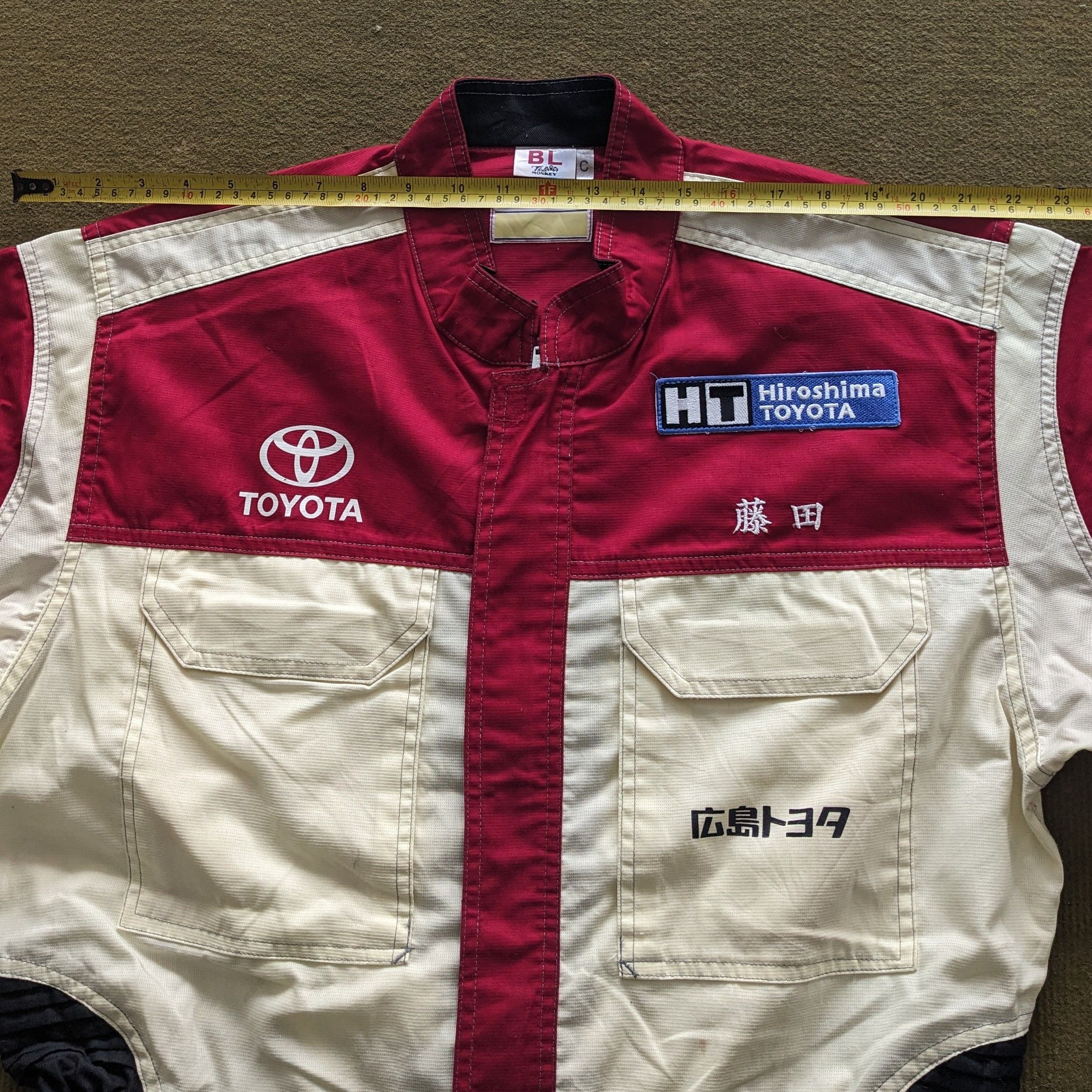 Other Vintage TOYOTA Racing Team Workwear Coverall Jacket Size US L / EU 52-54 / 3 - 6 Thumbnail