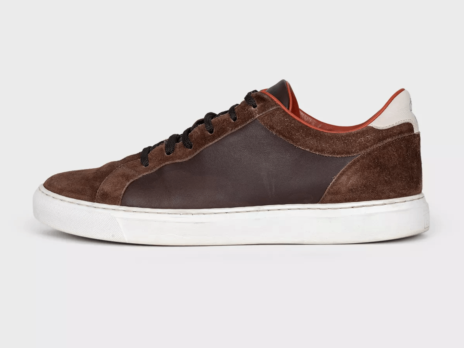 Brunello Cucinelli Brunello Cucinelli Brown Leather Suede Sneakers Men EU43 Size US 10 / EU 43 - 1 Thumbnail