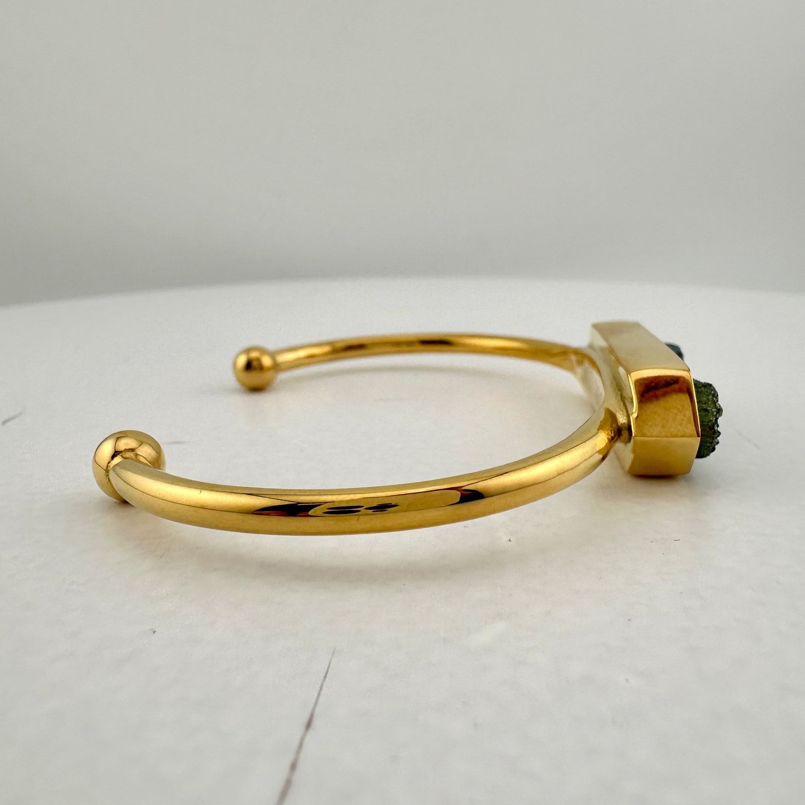 Other Denim Quartz Semi-Precious 18K Yellow Gold Plated Bangle Size ONE SIZE - 4 Thumbnail