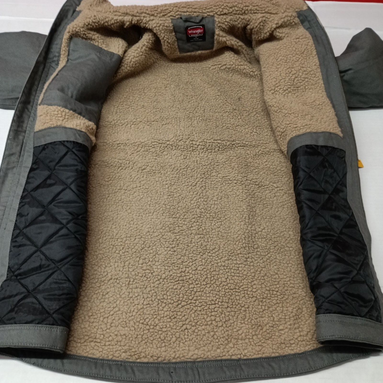 Wrangler Wrangler Sherpa Field Jacket Men's M (38-40) Gray Canvas Size US M / EU 48-50 / 2 - 8 Thumbnail
