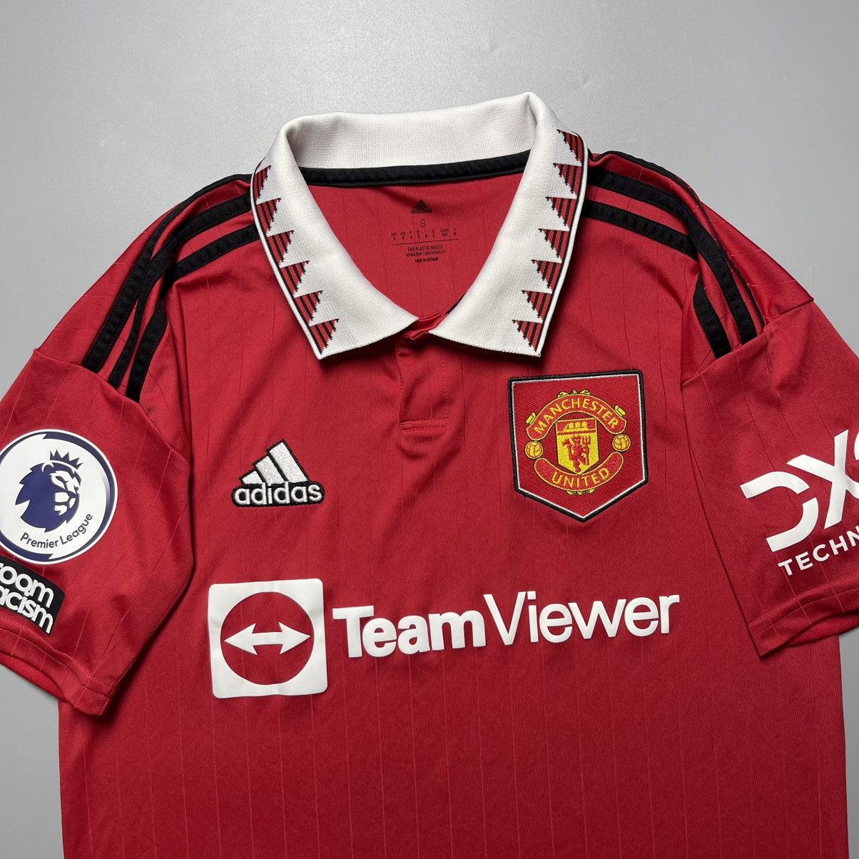 Adidas MANCHESTER UNITED ADIDAS 2022/2023 SOCCER JERSEY #7 RONALDO Size US S / EU 44-46 / 1 - 4 Thumbnail