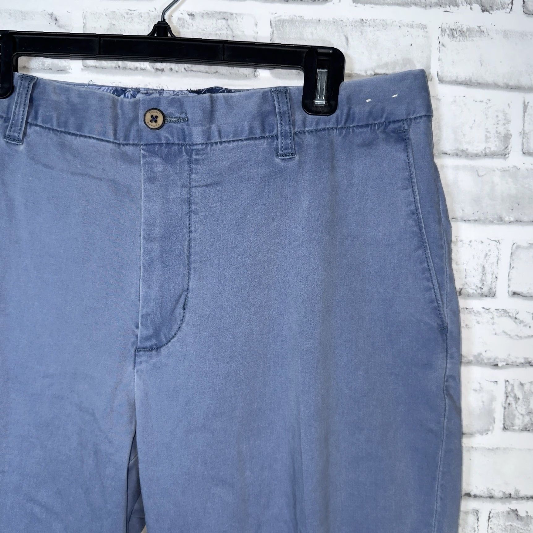 Tommy Bahama Tommy Bahama Pants Casual Chino Cotton Blend Blue Mens 38x30 Regular Inseam 30 Size US 38 / EU 54 - 2 Thumbnail