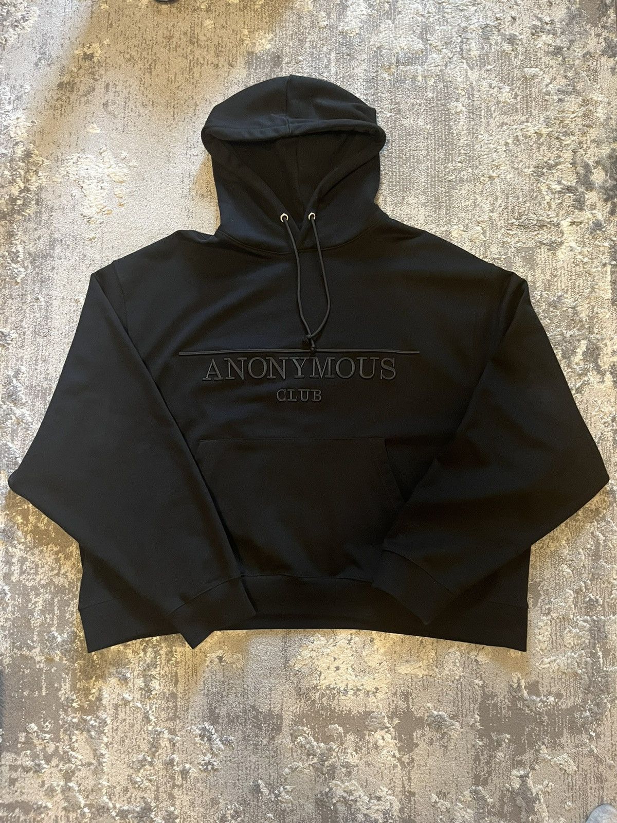 ANONYMOUS CLUB HOODIE パーカー　TAZZAN着用 Anonymous Club Black | Grailed