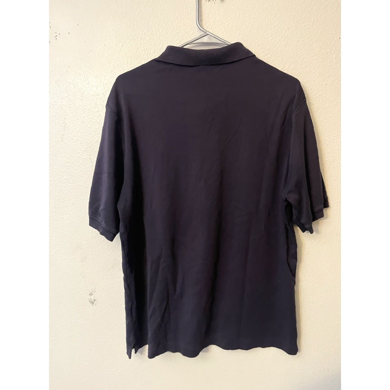 Lands' End Lands' End Polo Shirt Mens Size L Navy Blue Short Sleeve Solid Regular Fit Dress casual Golf Walking 90s Classic Modern Mens Size US L / EU 52-54 / 3 - 3 Thumbnail