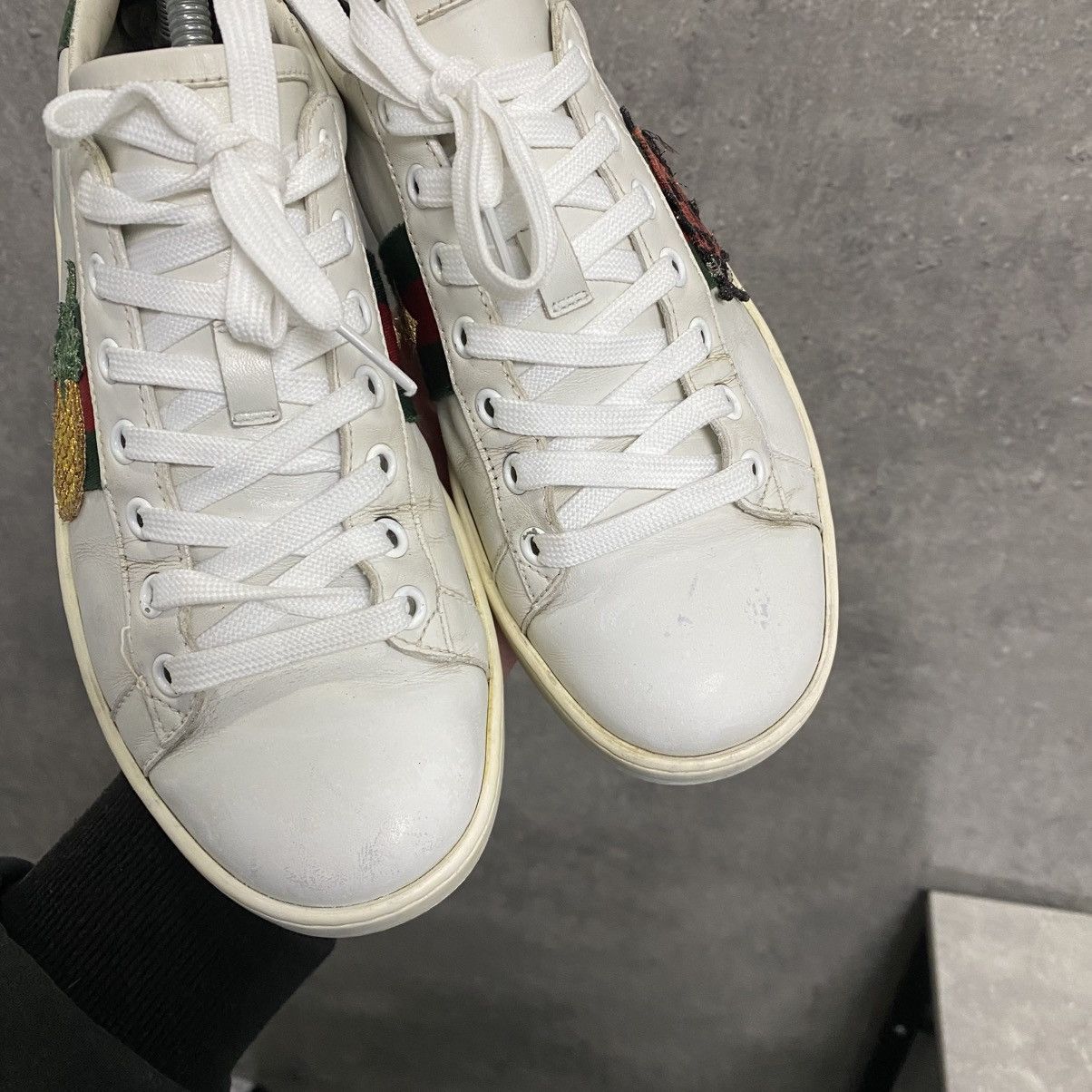 Gucci Gucci Ace Embroidered Pineapple Sneakers Size US 5.5 / EU 38 - 7 Thumbnail