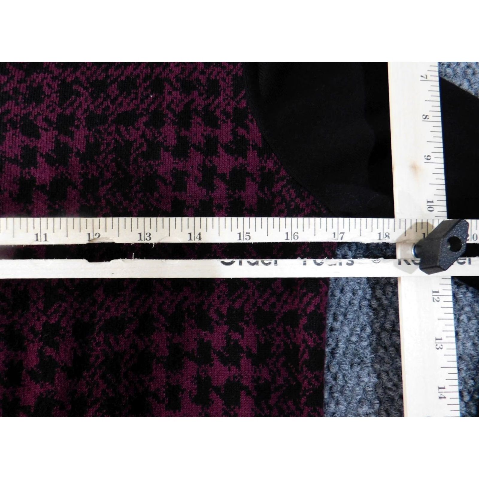 Ann Taylor Ann Taylor Sweater Cardigan Black Small Crew Neck Long Sleeve Rib Knit Stretch Classic Size S / US 4 / IT 40 - 7 Thumbnail