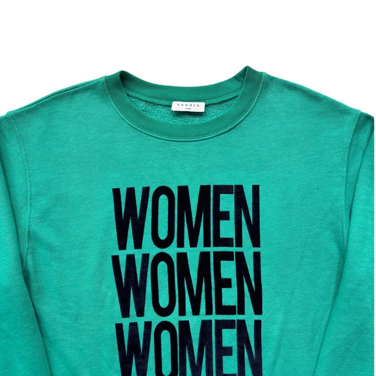 Sandro Sandro Tulipe Women Graphic Sweatshirt size 1 Paris Size ONE SIZE - 4 Thumbnail