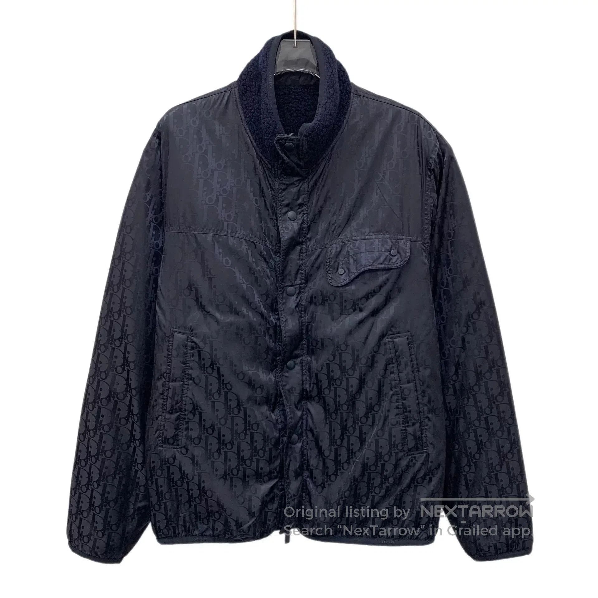 Dior navy blue dior logo wool jacket. Size US S / EU 44-46 / 1 - 1 Thumbnail