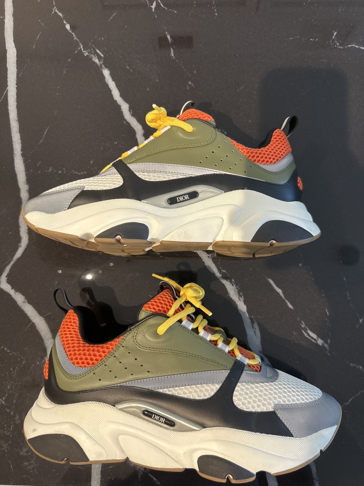 Dior Dior B22 Orange/Green Peter Doig Size US 10 / EU 43 - 2 Thumbnail
