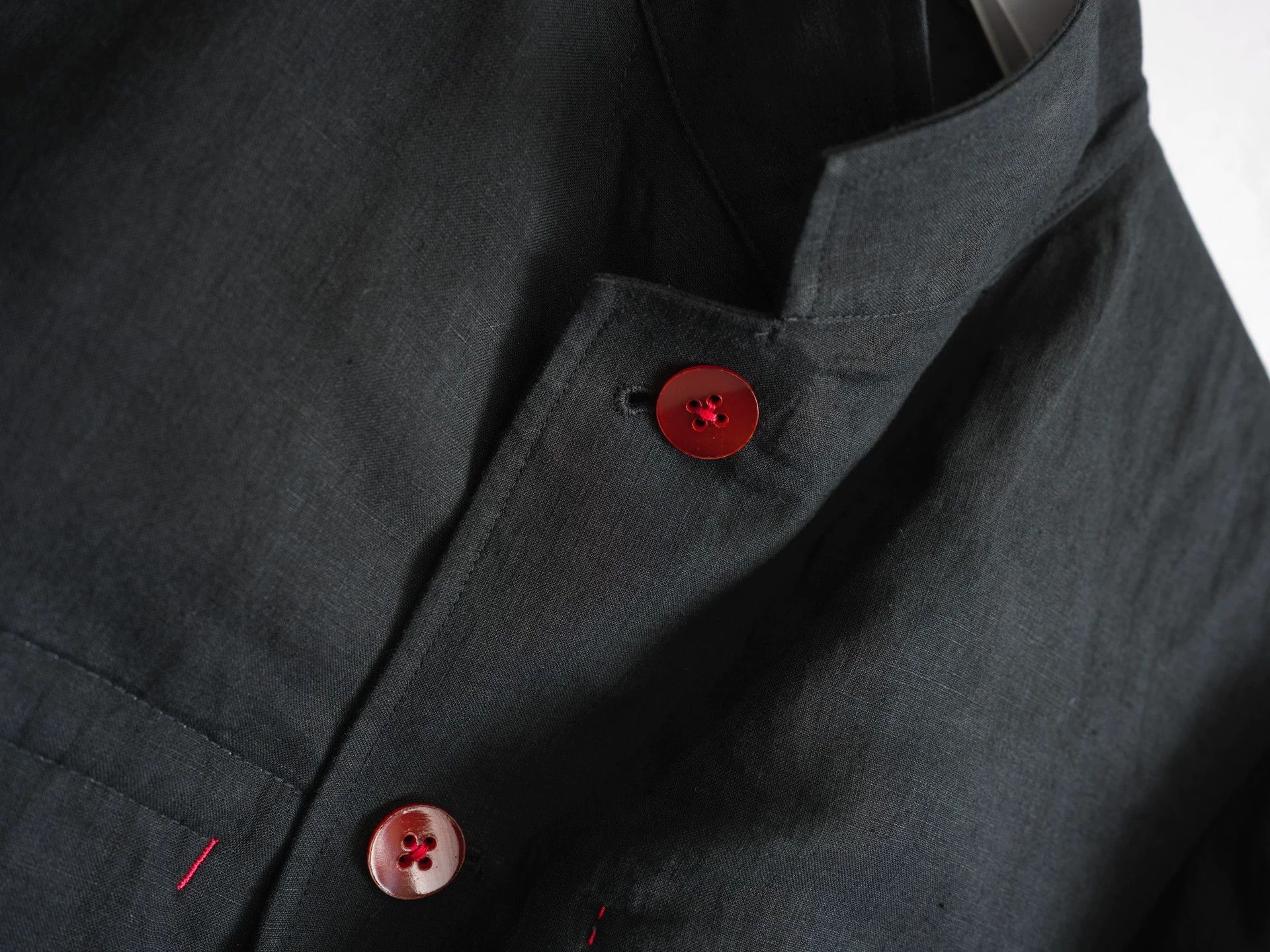 Yohji Yamamoto Yohji Yamamoto 05SS Red Line Linen Double-Sided Jacket Size US M / EU 48-50 / 2 - 8 Thumbnail