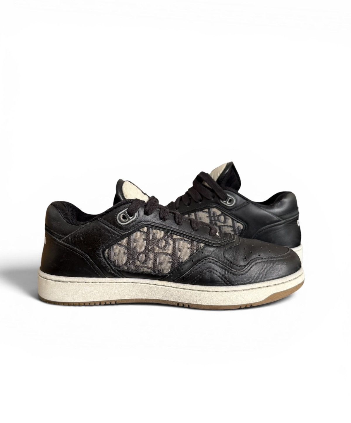 Dior Dior B27 Oblique leather sneakers Size US 6.5 / EU 39-40 - 4 Thumbnail