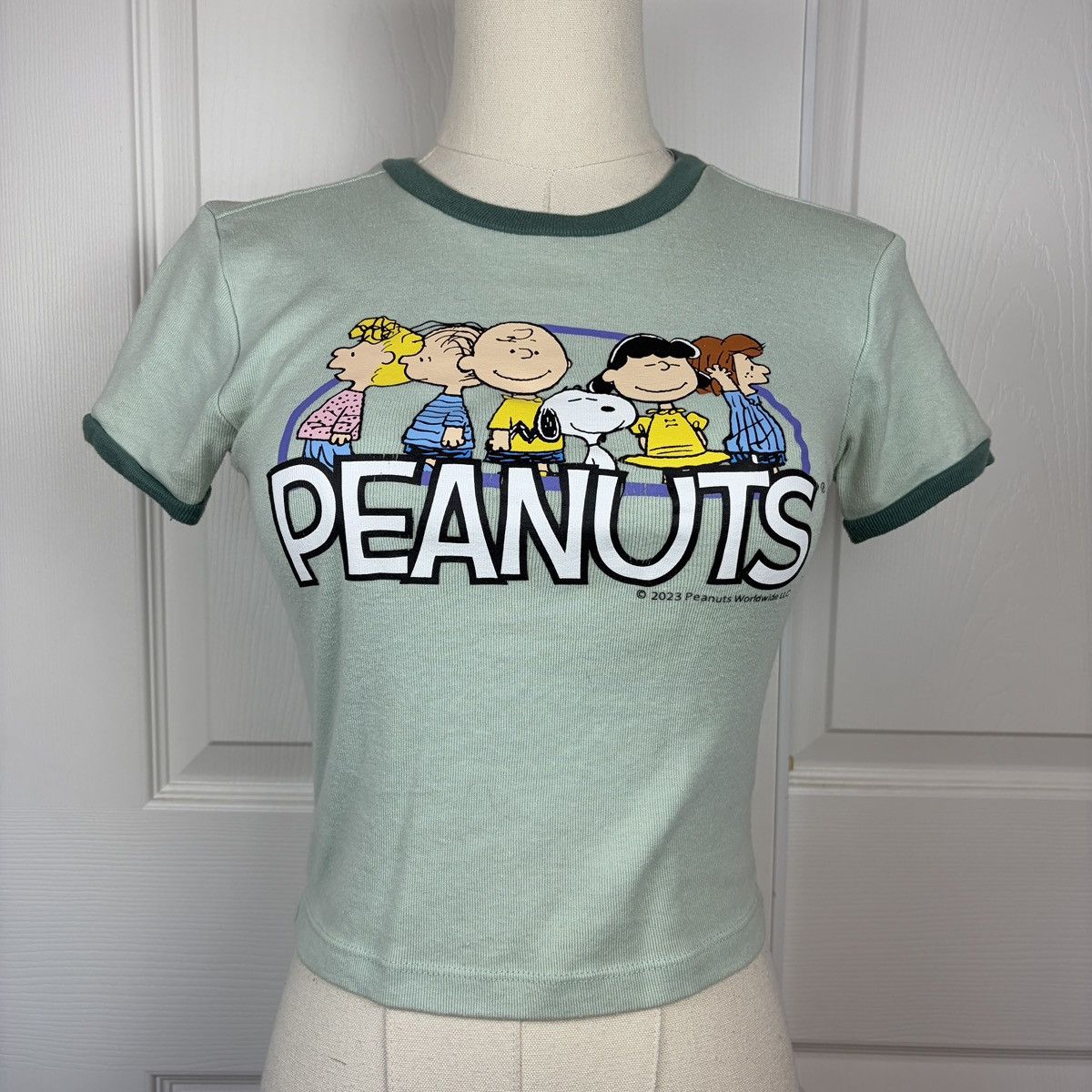 Peanuts Peanuts Charlie Brown green baby tee Size XS / US 0-2 / IT 36-38 - 1 Thumbnail