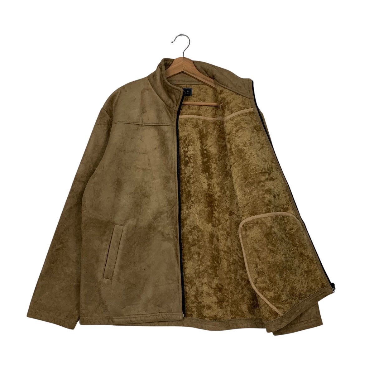 Japanese Brand JACCUS Fleece Lined Stand Collar Jacket #2835-C128 Size US L / EU 52-54 / 3 - 8 Thumbnail