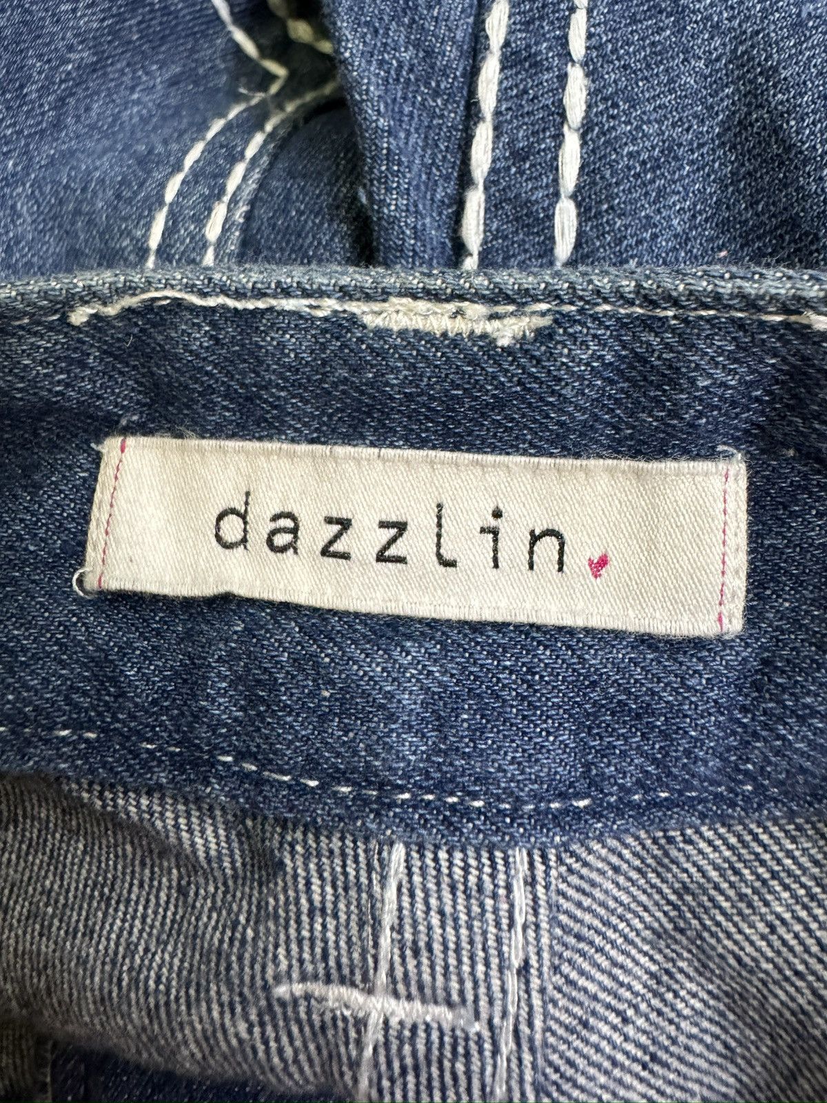 Vintage Dazzlin Flared Bootcut Y2K High Waist Unisex Denim Pants Size US 27 - 13 Thumbnail