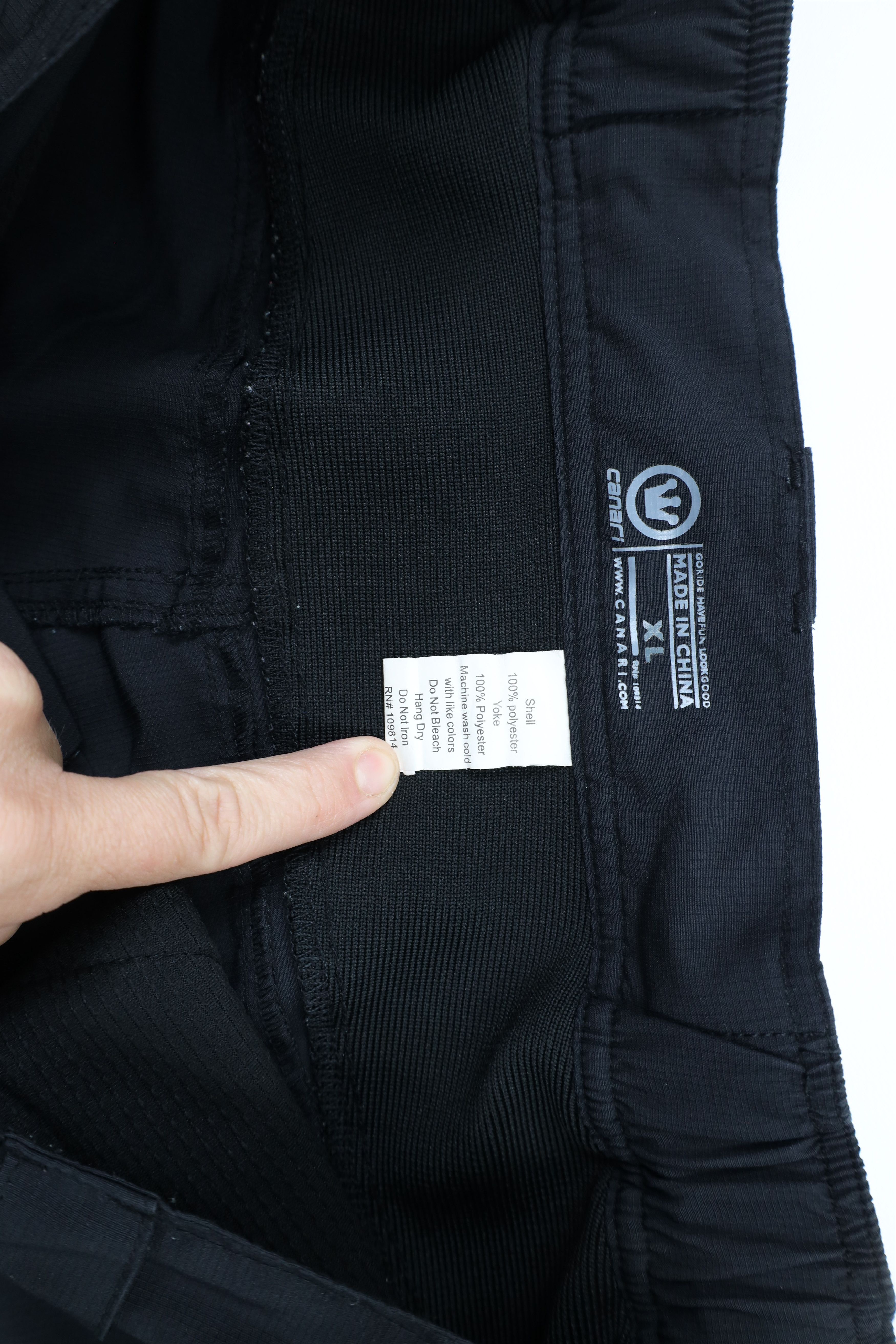 Canari × Vintage Canari Out Reflective Hybrid Bicycle Cycling Shorts Black Size US 36 / EU 52 - 7 Thumbnail