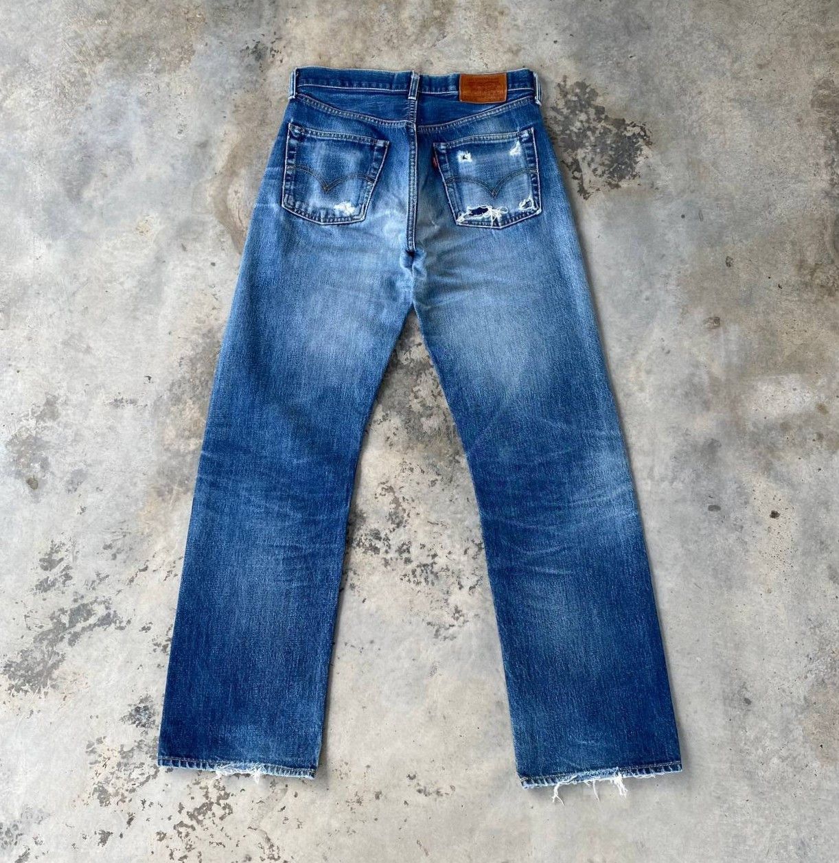 Levi's Vintage Clothing Vintage Levi’s 503BXX 90's Selvedge Denim Big E Repro 1950s Size US 29 - 16 Thumbnail