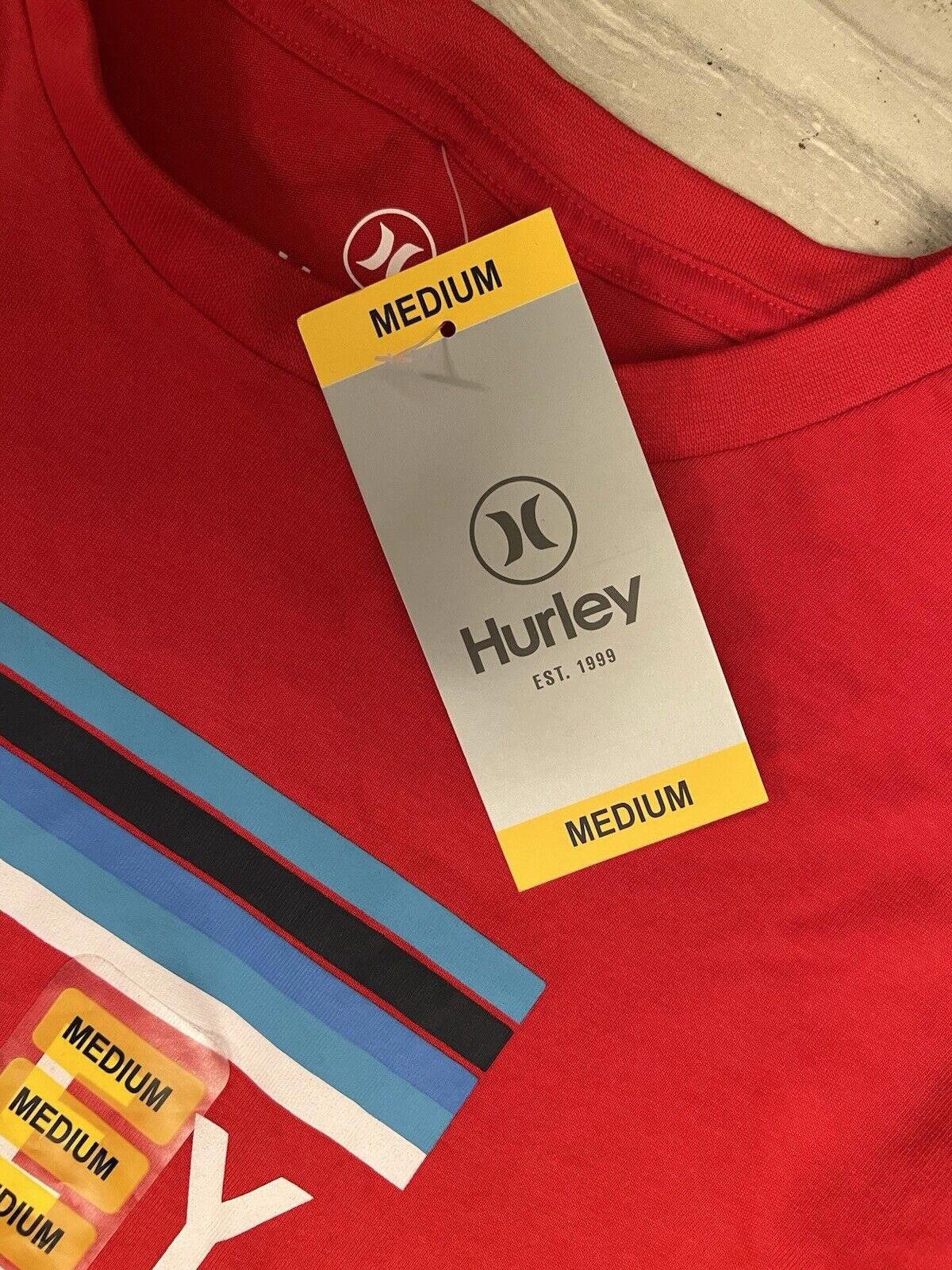 Hurley Hurley T Shirt Mens Short Sleeve Red White Blue Logo Size US M / EU 48-50 / 2 - 2 Thumbnail