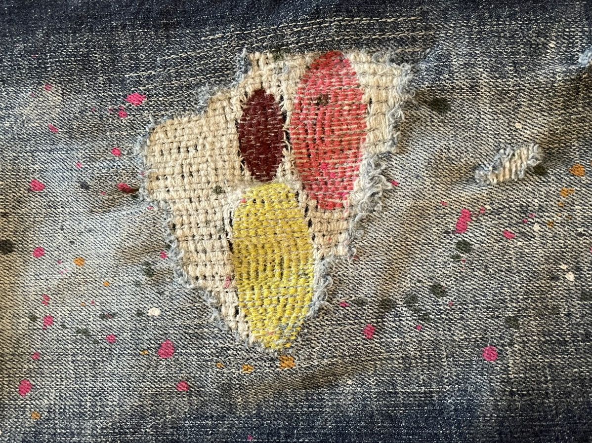 Purple 🏷️💲QUICKSALE💲🏷️ Purple Sashiko Denim Size US 38 / EU 54 - 8 Thumbnail