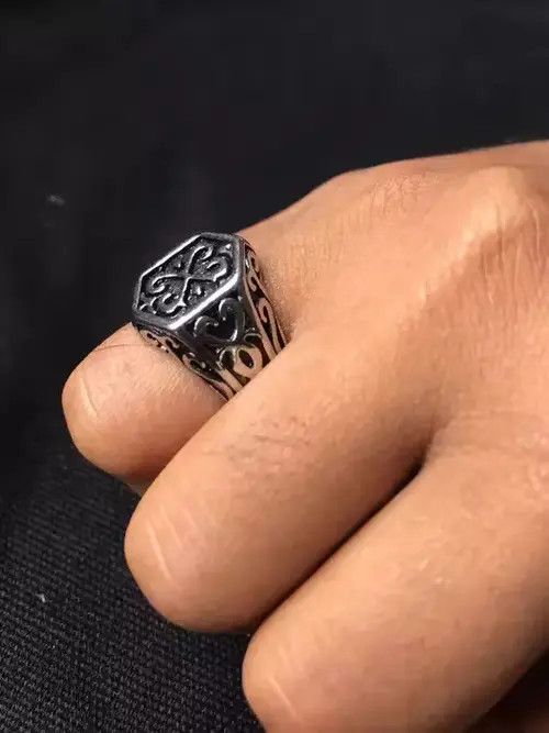 Jewelry × Vintage Retro Gothic Skull Rings Size ONE SIZE - 4 Thumbnail