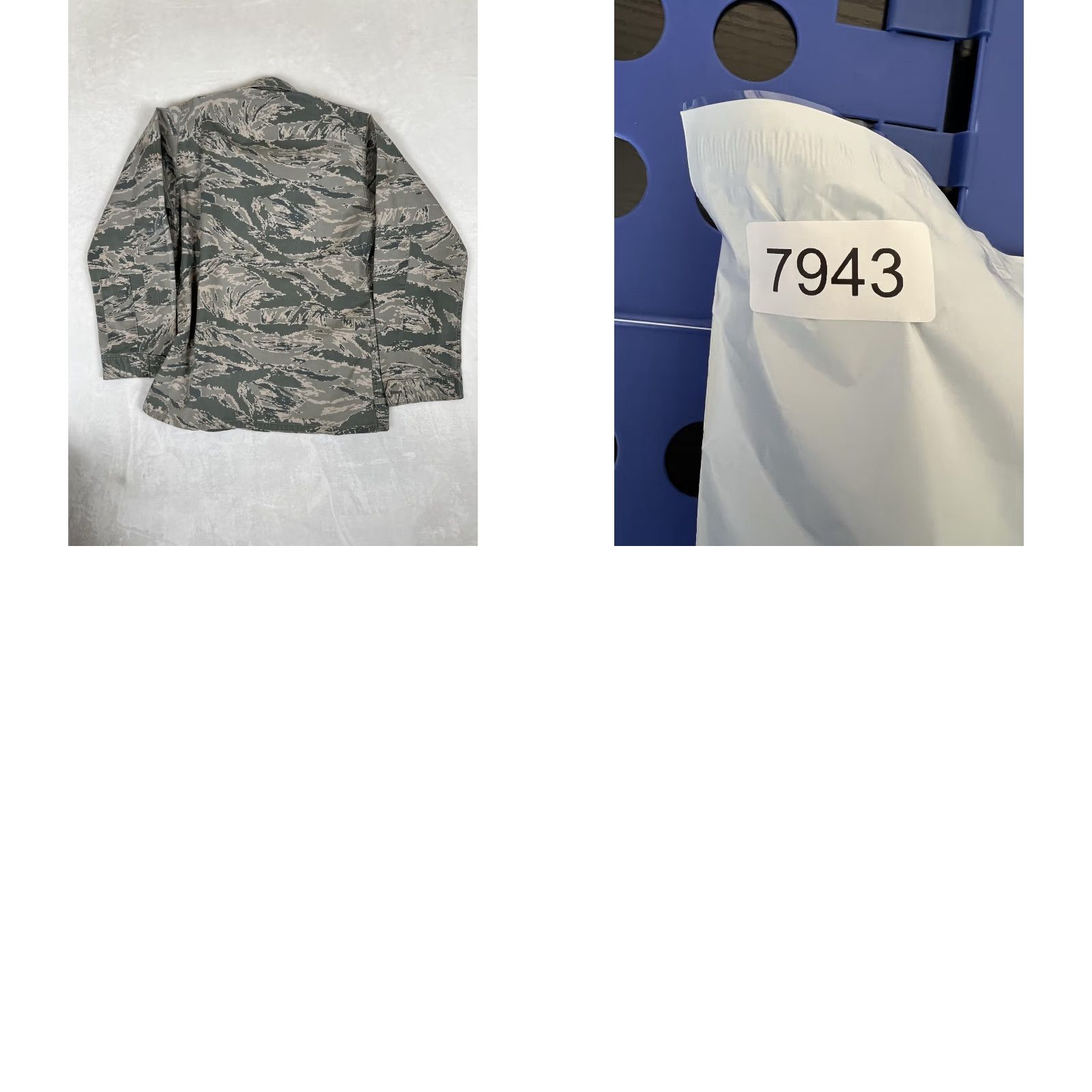 Vintage US Air Force Coat Mens 38 Long Camo ABU Tiger Stripe Utility Battle Uniform Size US XXS / EU 40 - 8 Thumbnail