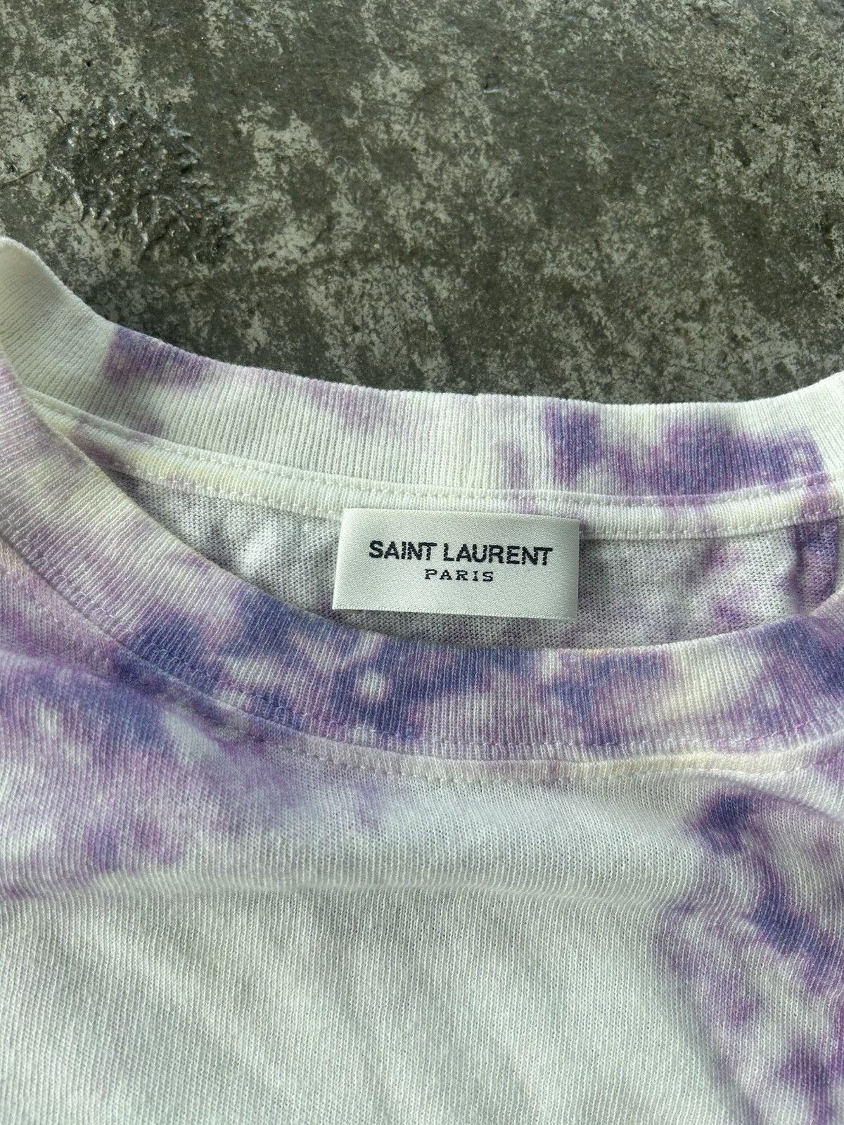 Saint Laurent Paris Saint Laurent Paris SS16 Tie Dye T Shirt Hedi Slimane Size US XS / EU 42 / 0 - 4 Thumbnail