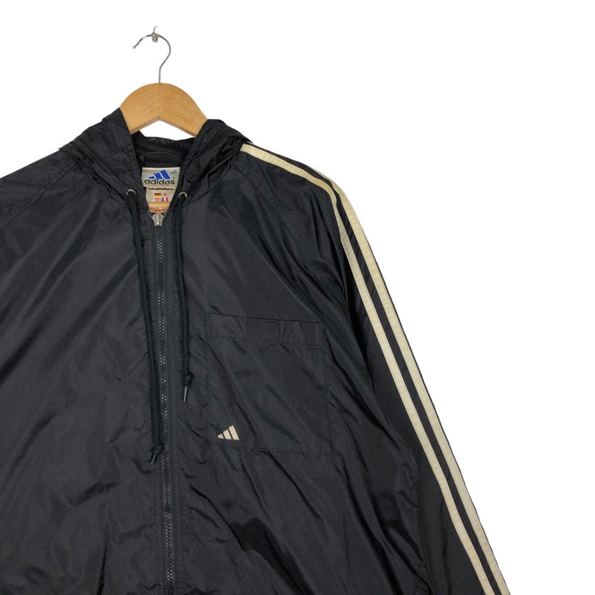 Adidas × Vintage Vintage Adidas Windbreaker Long Sleeve Big Logo Large Size US L / EU 52-54 / 3 - 6 Thumbnail