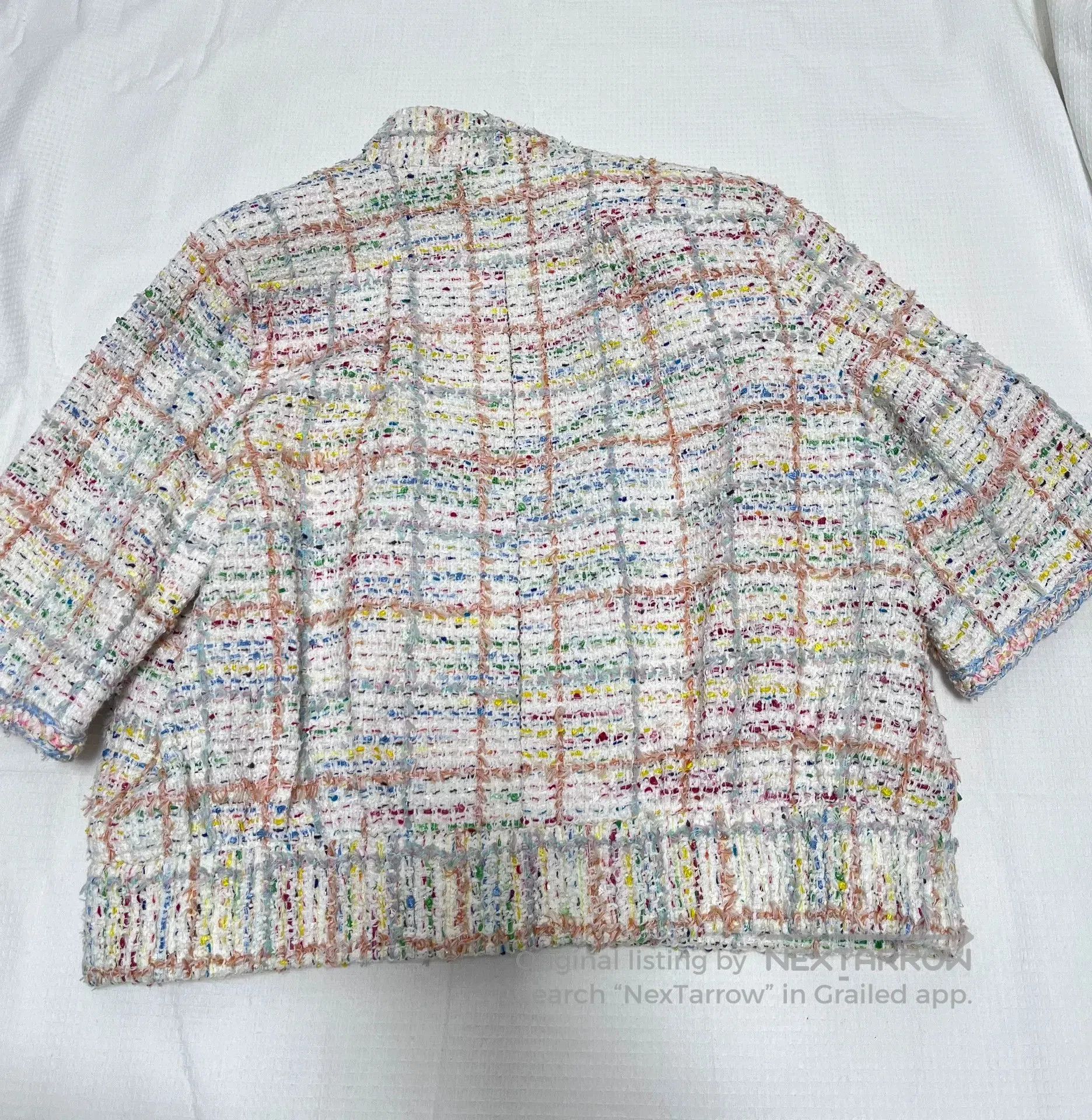 Chanel Chanel Multi Woven Half-Sleeve Jacket. Size M / US 6-8 / IT 42-44 - 7 Thumbnail