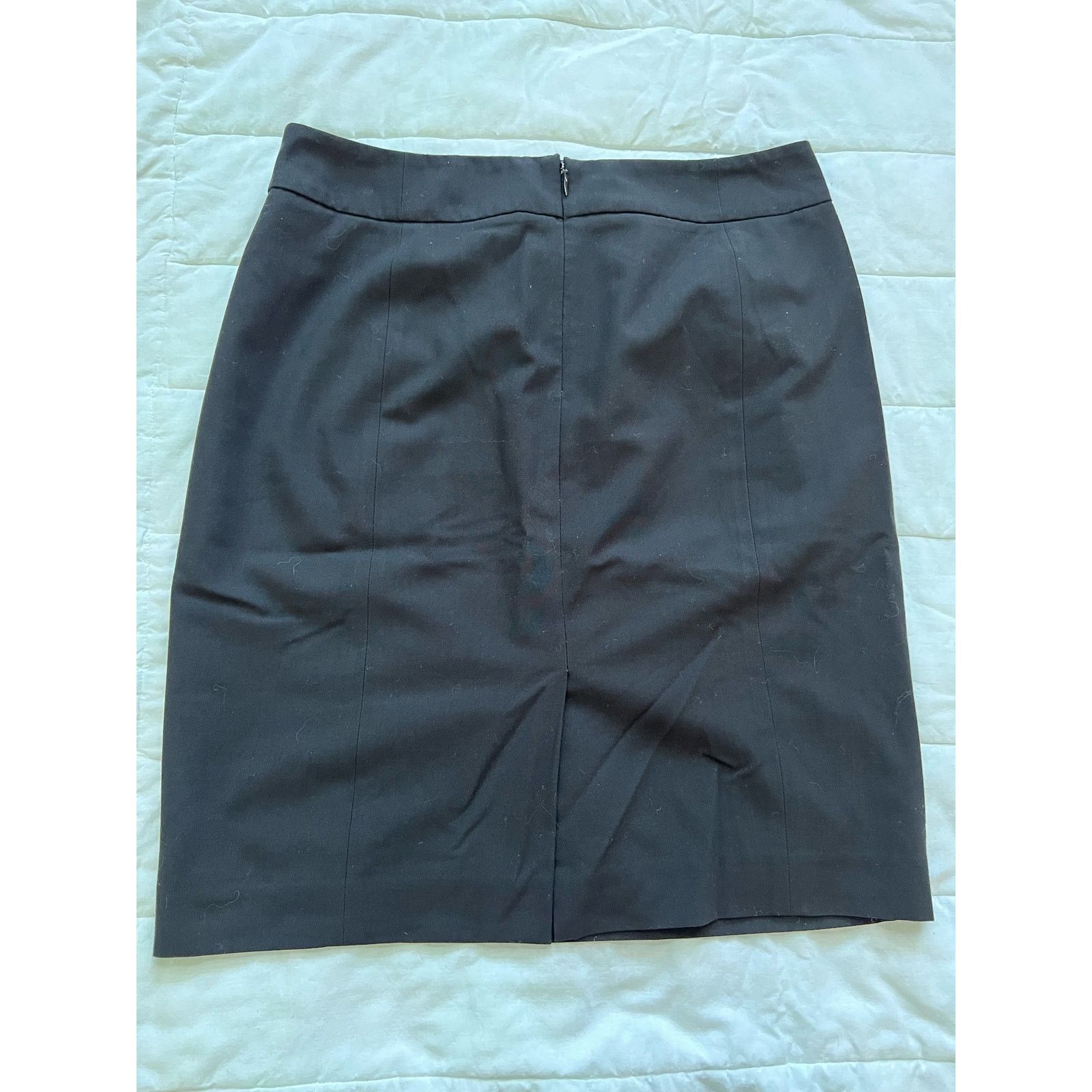 Calvin Klein Calvin Klein Classic Black Straight Pencil Skirt Size 6 Size 28" / US 6 / IT 42 - 2 Thumbnail