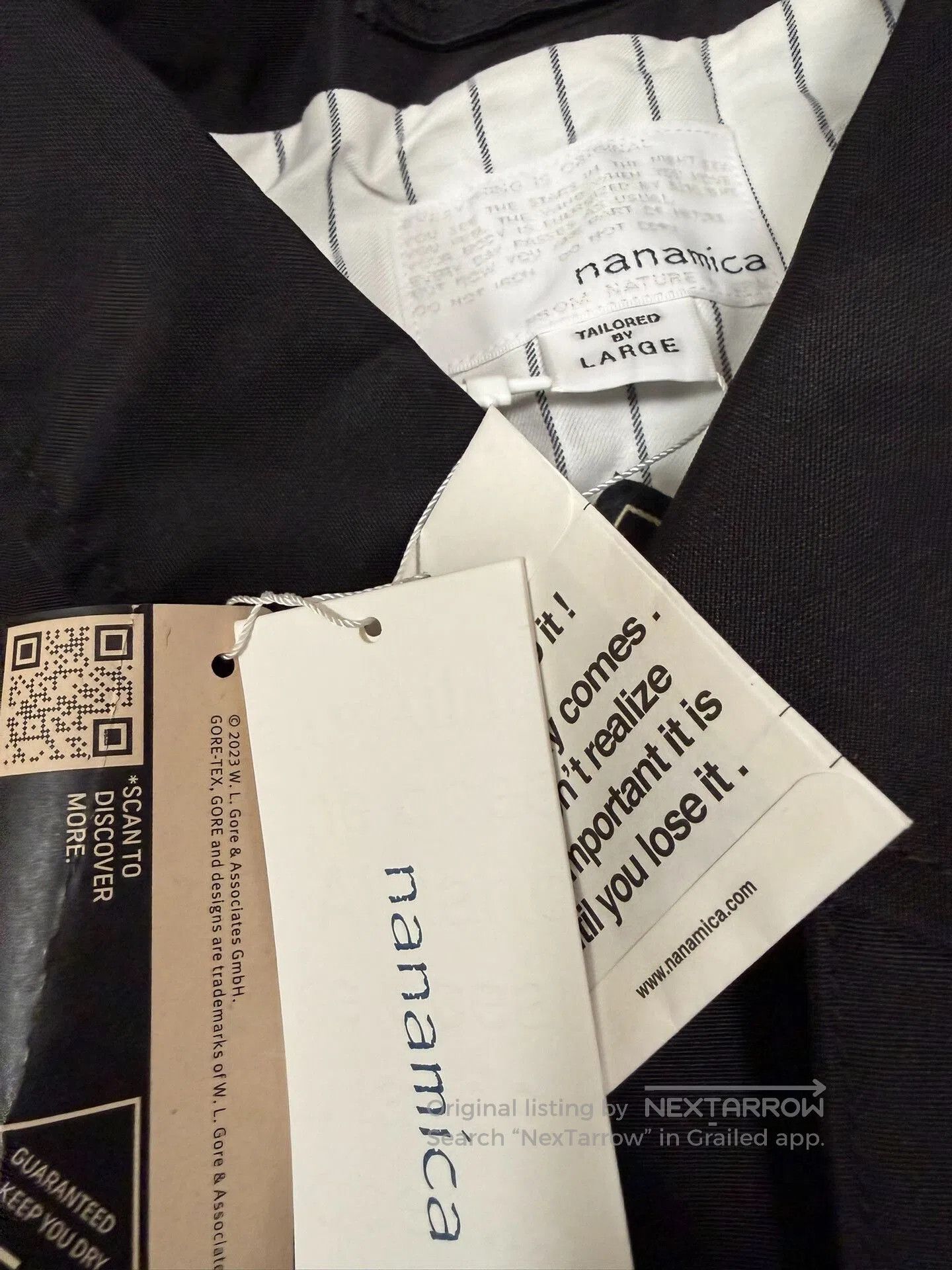 Nanamica black gore-tex coach jacket by nanamica. Size US L / EU 52-54 / 3 - 2 Thumbnail