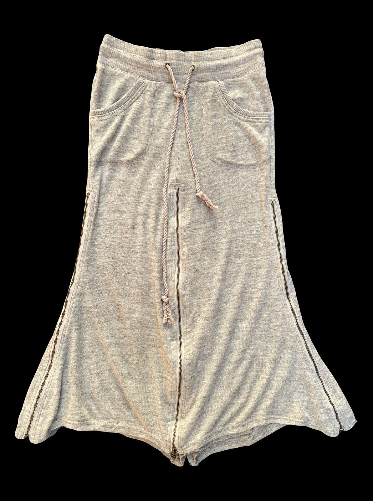 If Six Was Nine 🔥RARE🔥 GOA Mermaid Inspired Multi Zipped Sandy Brown Skirt Size 30" / US 8 / IT 44 - 1 Thumbnail