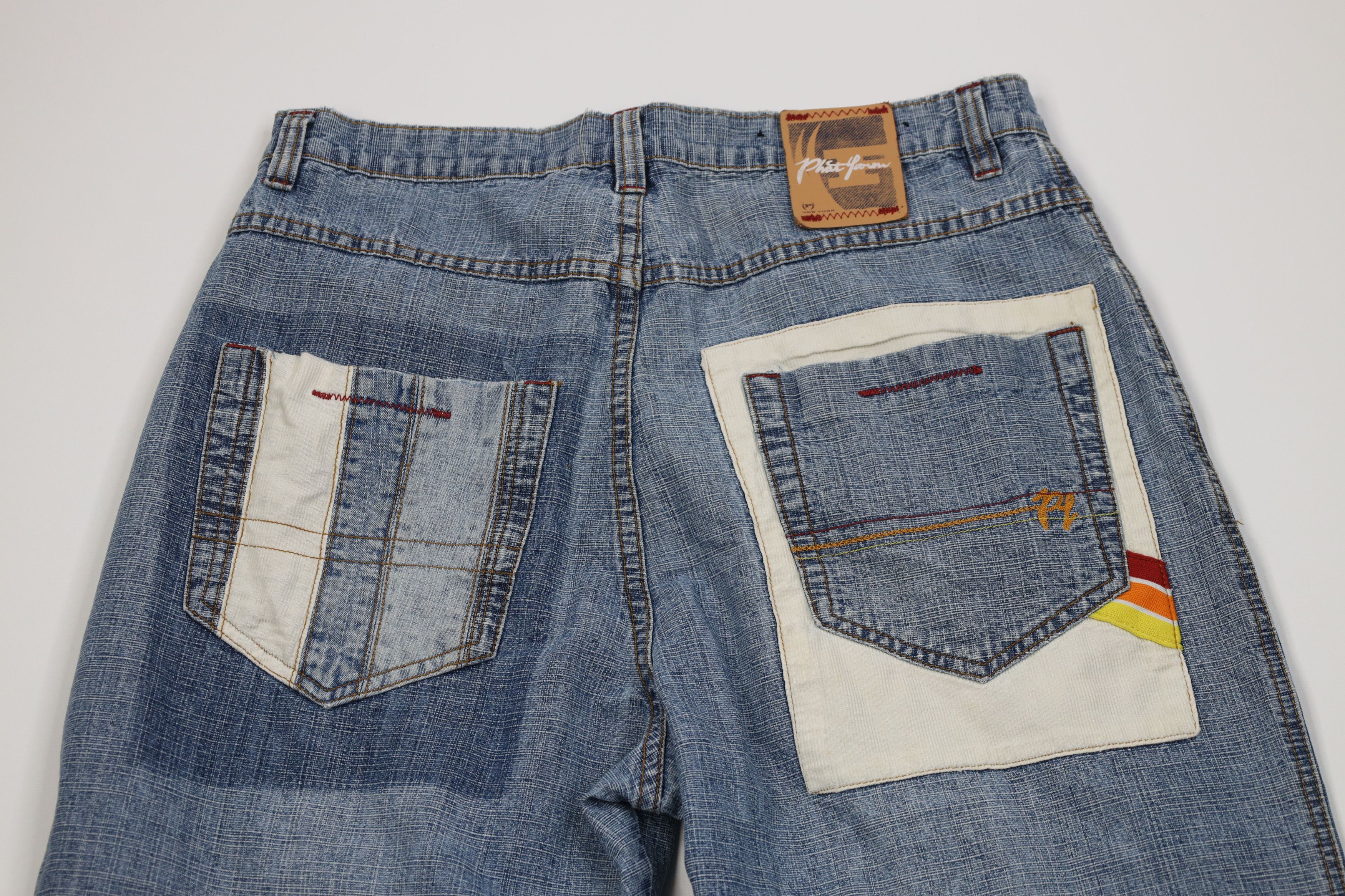 Phat Farm Vintage 90s Y2K Phat Farm Baggy Fit Wide Leg Denim Jeans Size US 34 / EU 50 - 14 Thumbnail