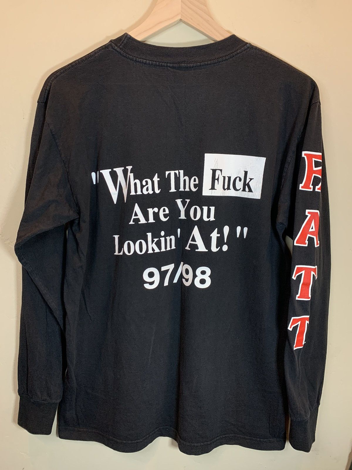 Band Tees × Vintage RARE Vintage 90’s Ratt What The Fuck Are You Lookin At Shirt Size US M / EU 48-50 / 2 - 2 Thumbnail