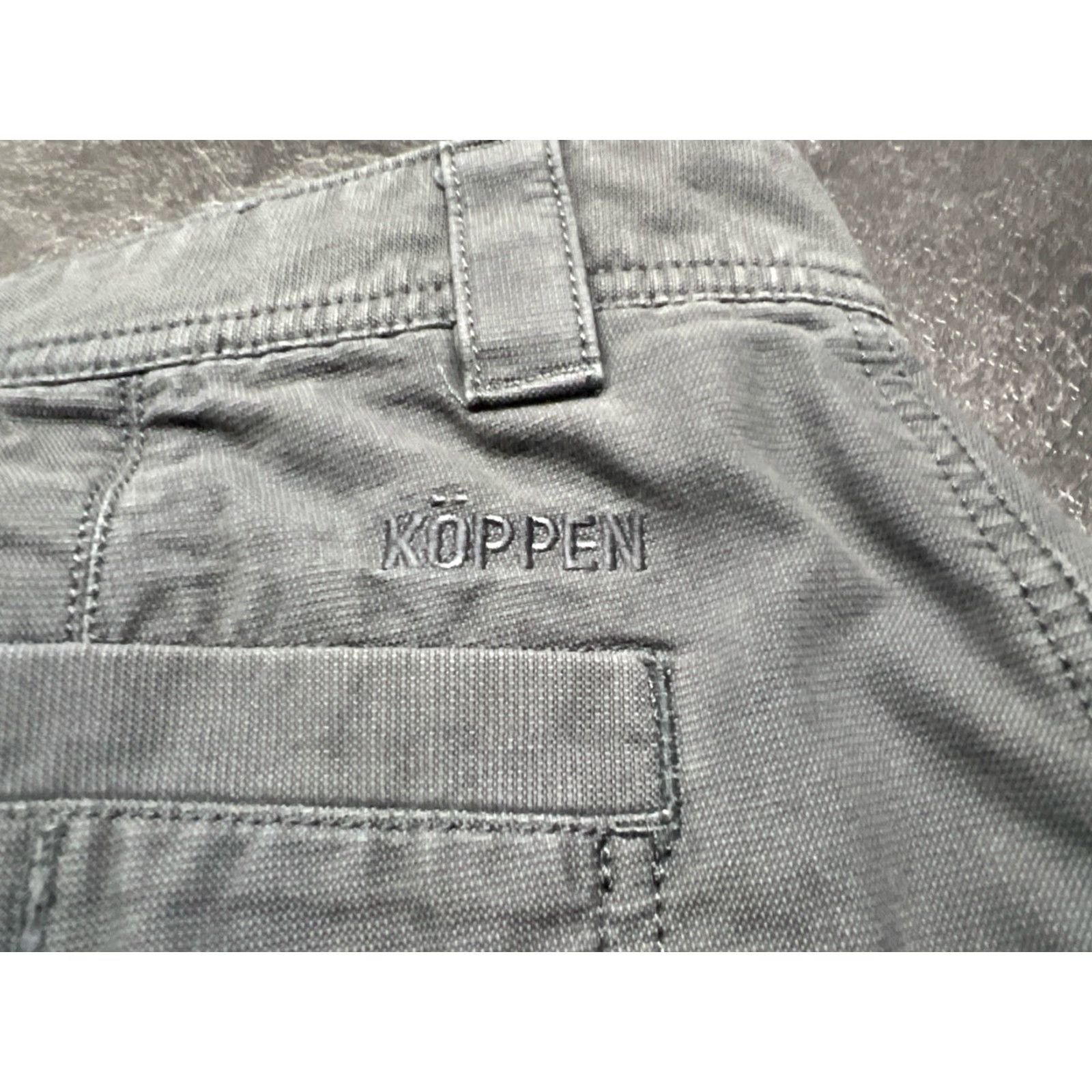 Vintage Koppen Mens Cargo Shorts Gray Cotton Blend Flat Front Pockets 34 Men's Summer Warm Weather Size US 34 / EU 50 - 3 Thumbnail