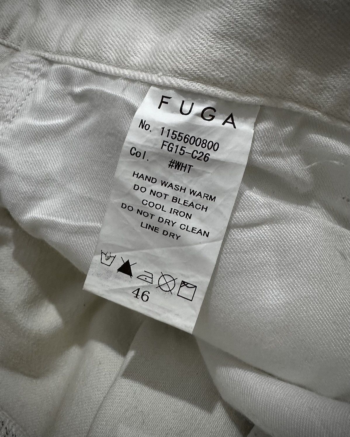 Japanese Brand Fuga Waxed Smoke Slim Jeans Size US 30 / EU 46 - 7 Thumbnail