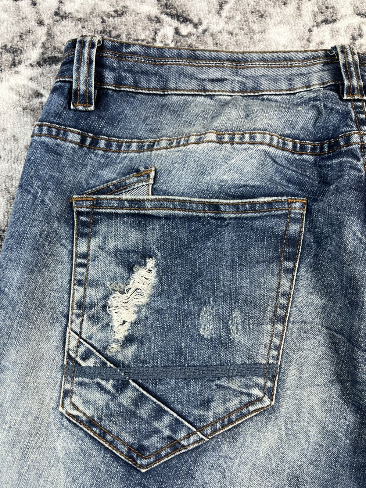 Other Savvy Denim Distressed Jeans Fade Wash W40 Size US 40 / EU 56 - 16 Thumbnail