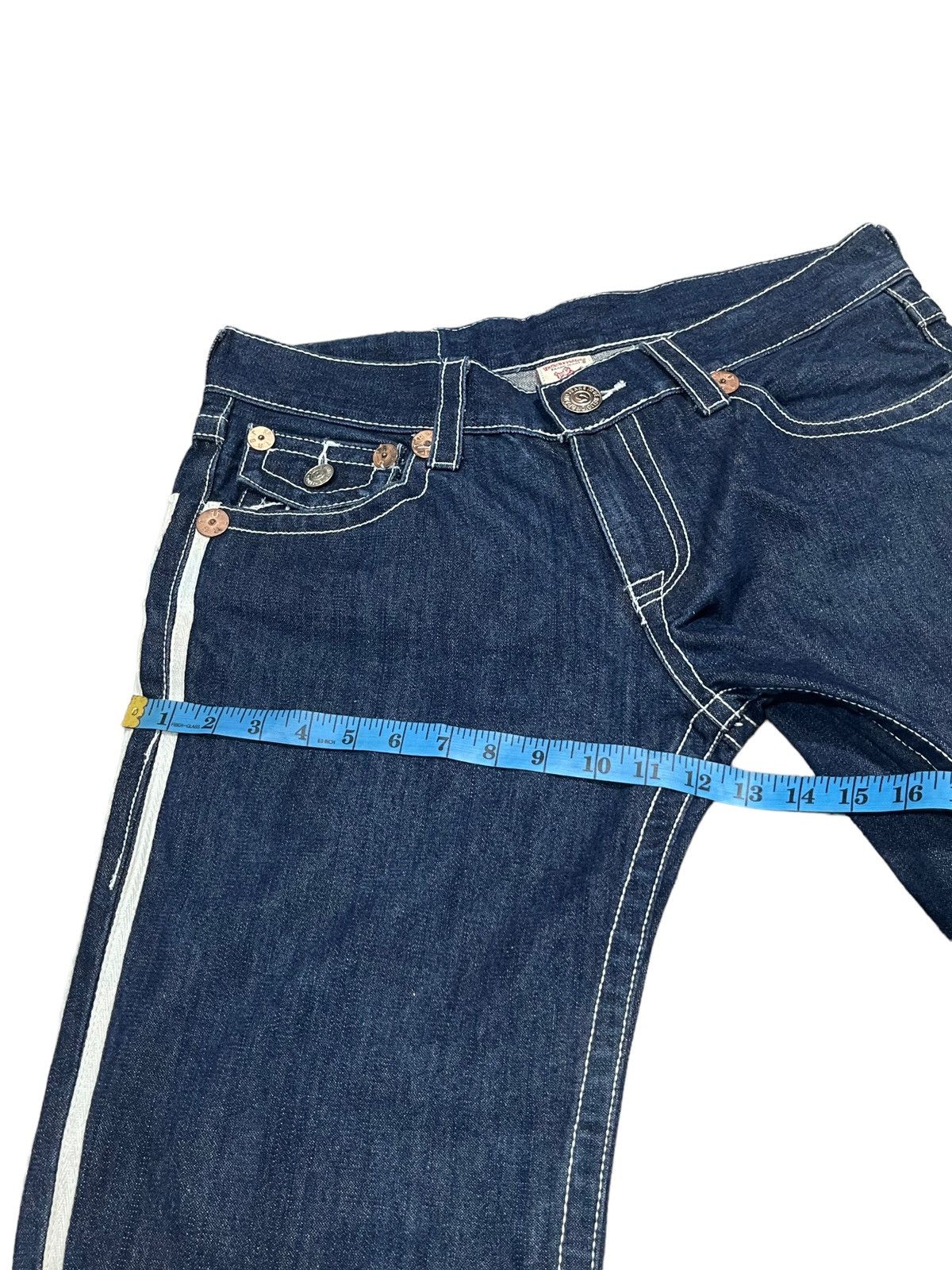 Other Vintage True Religion Billy Super T Denim Jeans Size US 35 - 23 Thumbnail