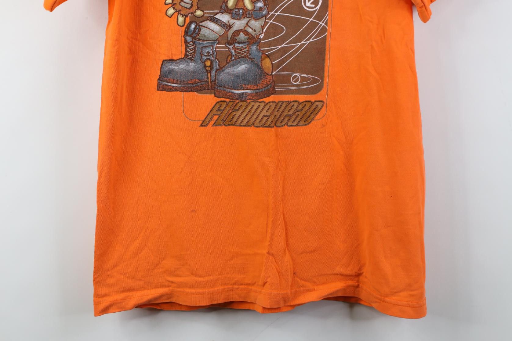 JNCO Vintage 90s Y2K JNCO Jeans Flamehead Skateboard T-Shirt Size US S / EU 44-46 / 1 - 3 Thumbnail
