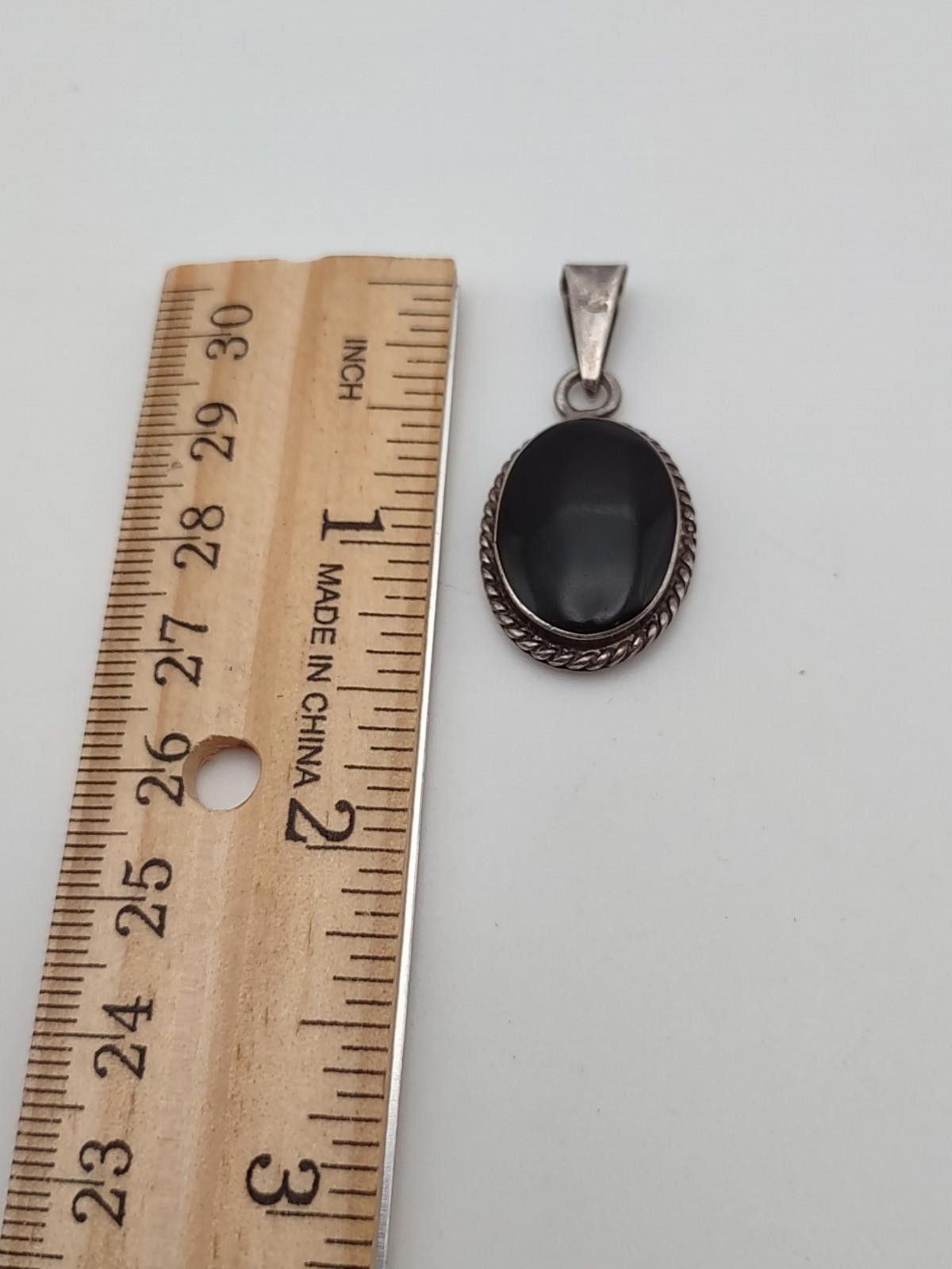 Other Taxco Mexican Sterling Silver Onyx Pendant TL-115 5.67 g Size ONE SIZE - 3 Thumbnail
