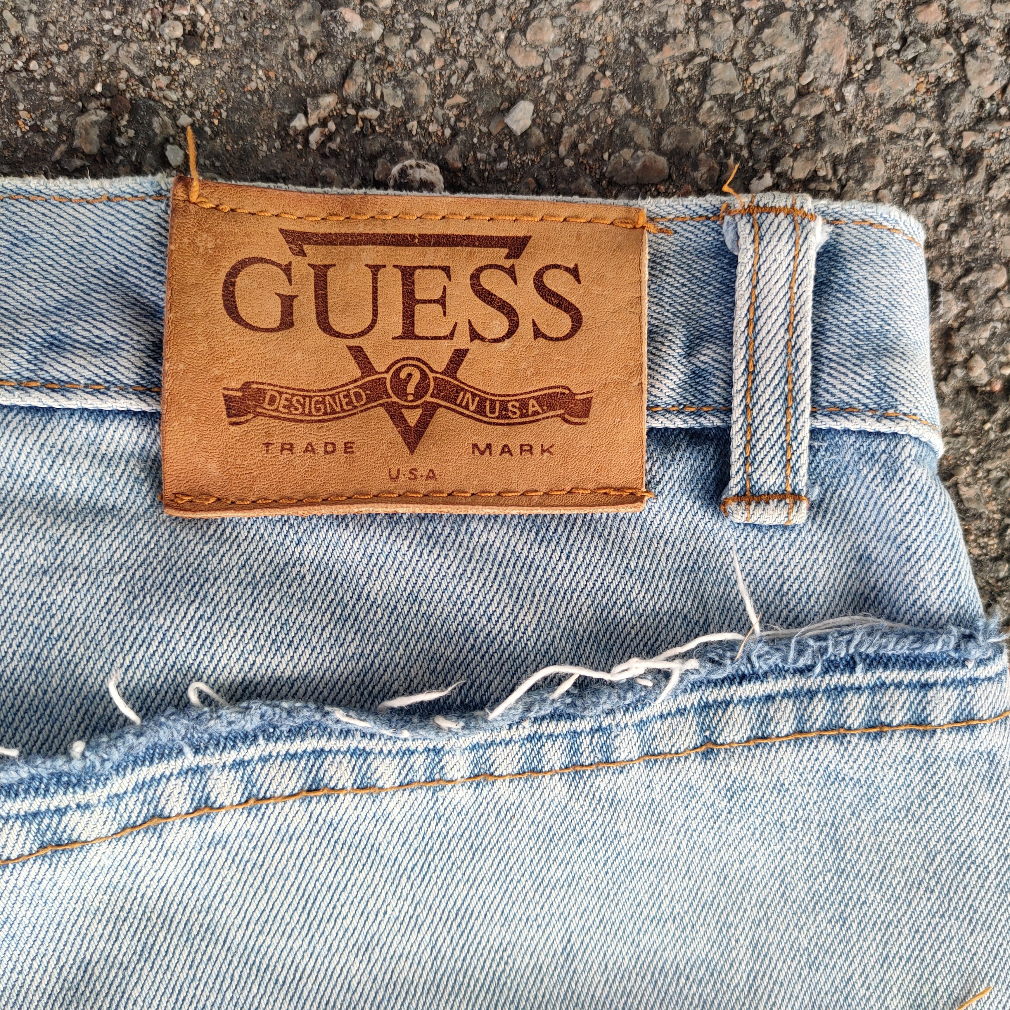 Guess VINTAGE GUESS USA FADED BLUE JEANS DENIM PANTS Size US 36 / EU 52 - 15 Thumbnail