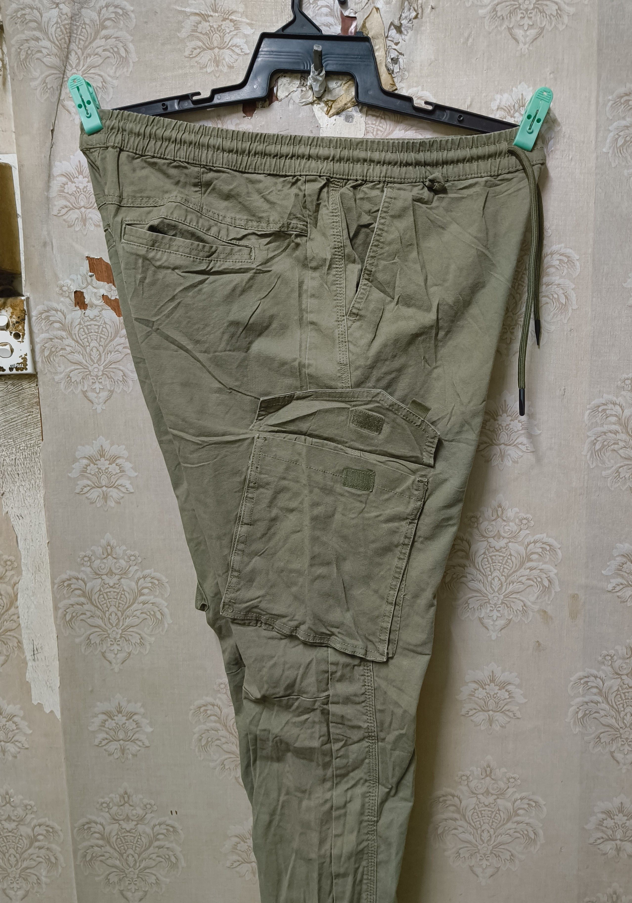 Denim & Co. Denim Co. Cuffed Cargo pants army Size US 37 - 8 Thumbnail