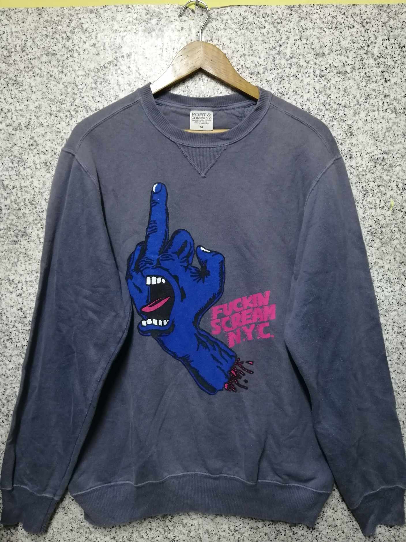 Santa Cruz Skateboards × Vintage VINTAGE FUCKIN SCREAM N.Y.C VERY RARE Size US M / EU 48-50 / 2 - 1 Thumbnail