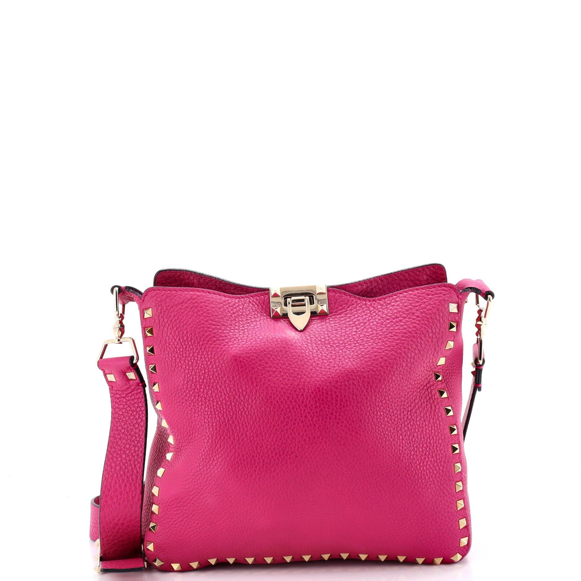 Valentino Rockstud Flip Lock Messenger Bag Size ONE SIZE - 1 Thumbnail