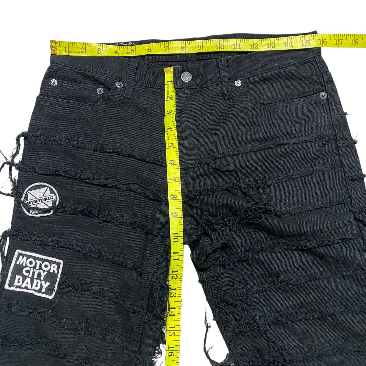 Hysteric Glamour Hysteric Glamour Black Crust Hagi Jeans Size US 30 / EU 46 - 18 Thumbnail