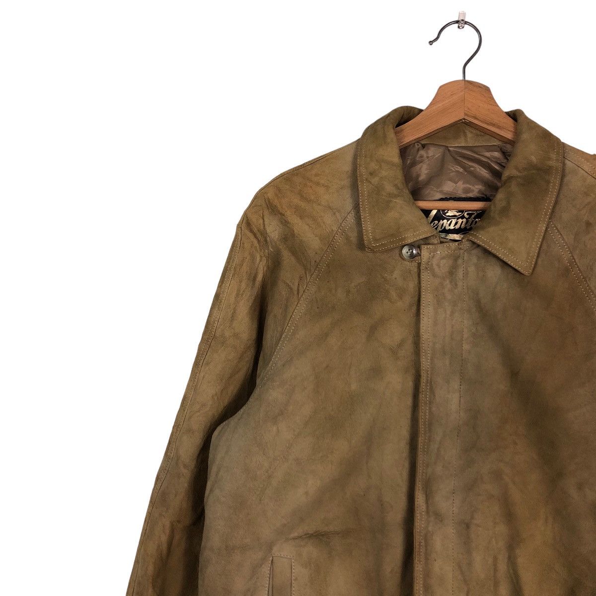 Issey Miyake 🔥Vintage Biker Leather Jacket Lepanto Madrid Multi Pocket Size US M / EU 48-50 / 2 - 7 Thumbnail