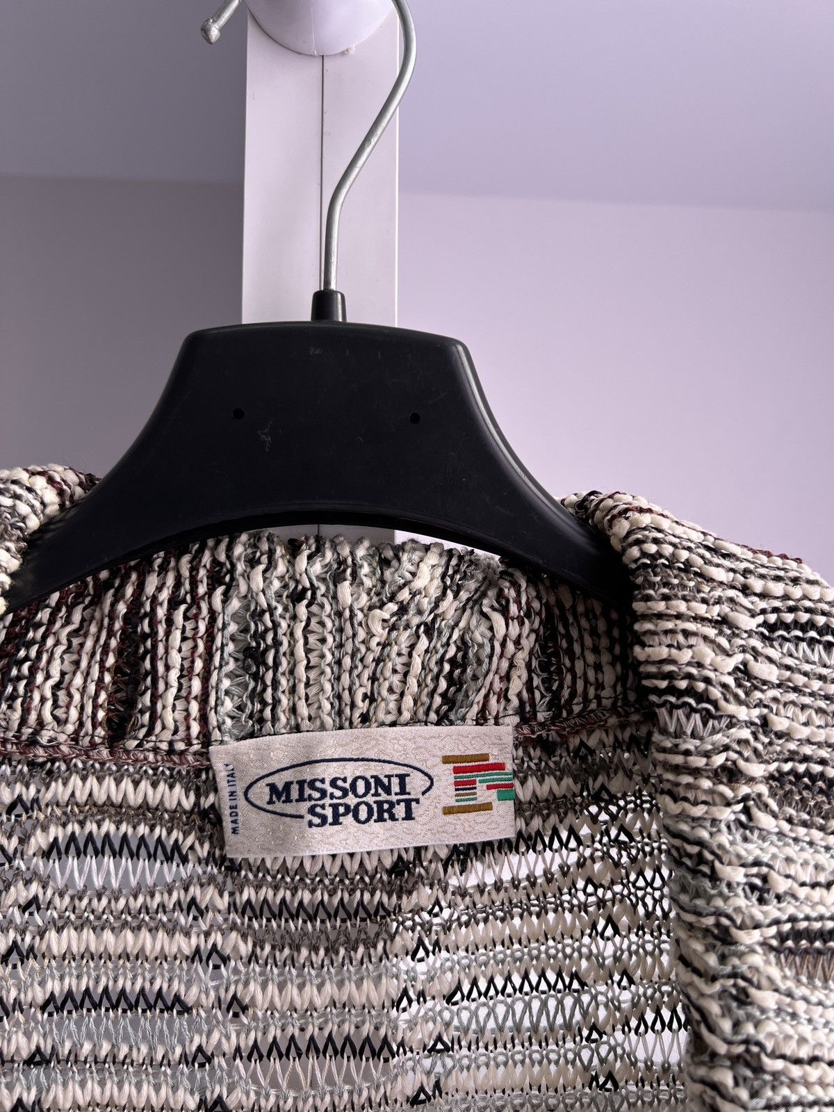 Designer × Missoni × Vintage Vintage Missoni Sport Patterned Buttoned women’s Cardigan Size L / US 10 / IT 46 - 8 Thumbnail